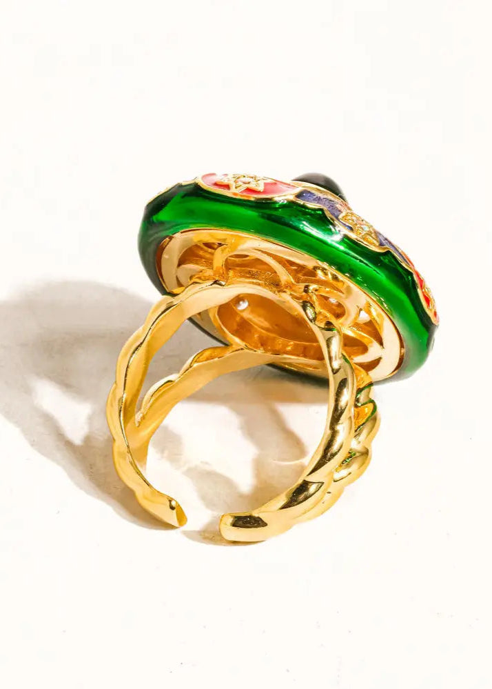 Darla Statement Oval Ring