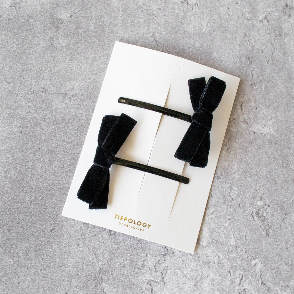 Velvet Bow Hair Bobby Pin