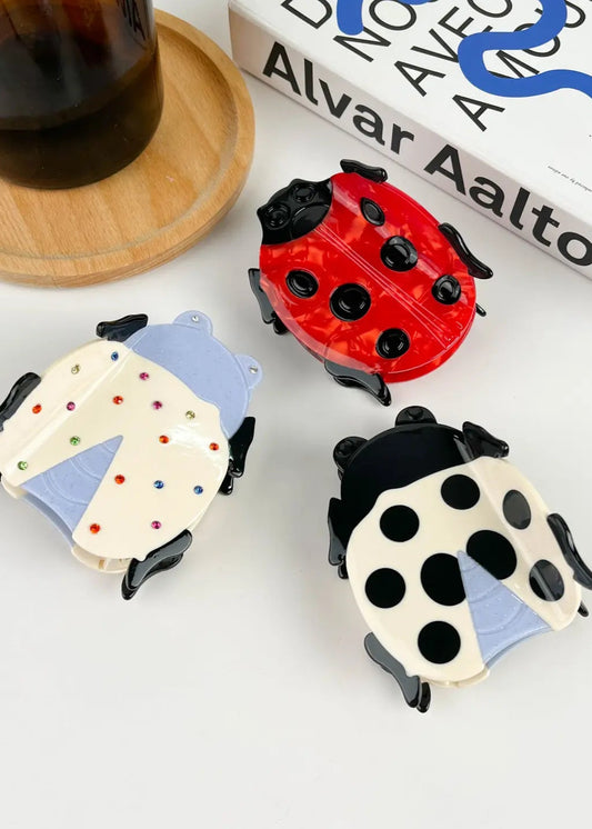 Ladybug Claw Clip