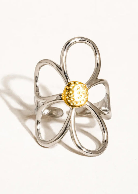 Isolde Large Floral Ring