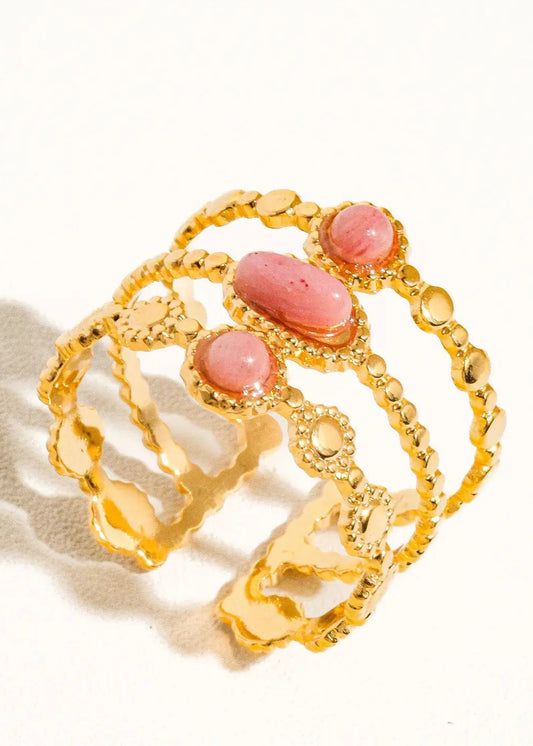 Adjustable Stone Ring