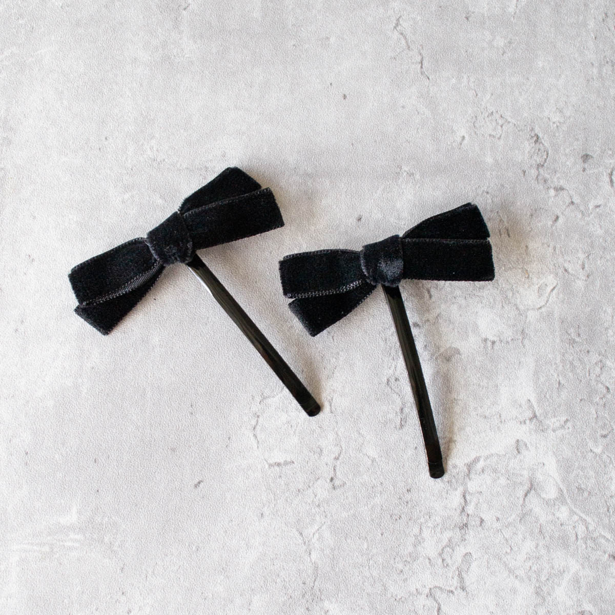 Velvet Bow Hair Bobby Pin