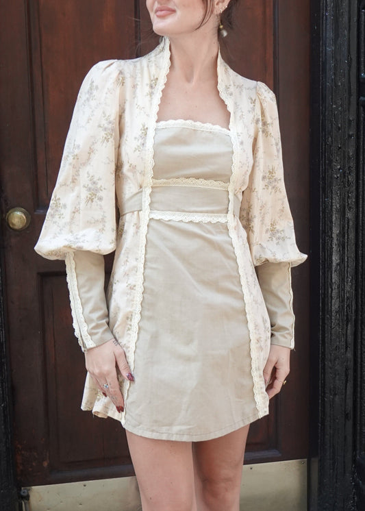 Gunnesax Yellow Floral Dress