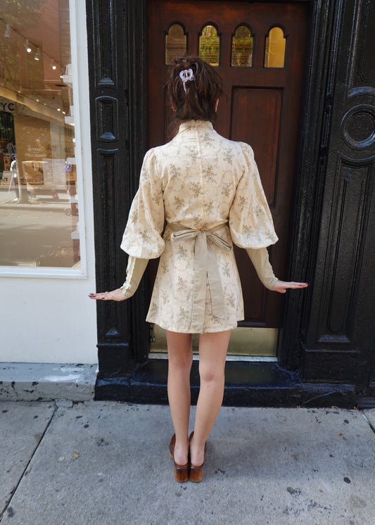 Gunnesax Yellow Floral Dress