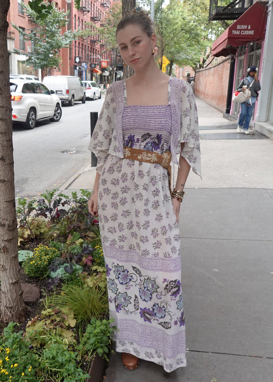 Union Made Gay Gibson 1970's Maxi Dress