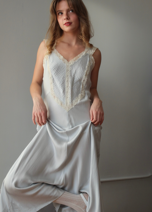 Victoria's Secret Gold Label Silk Long Slip