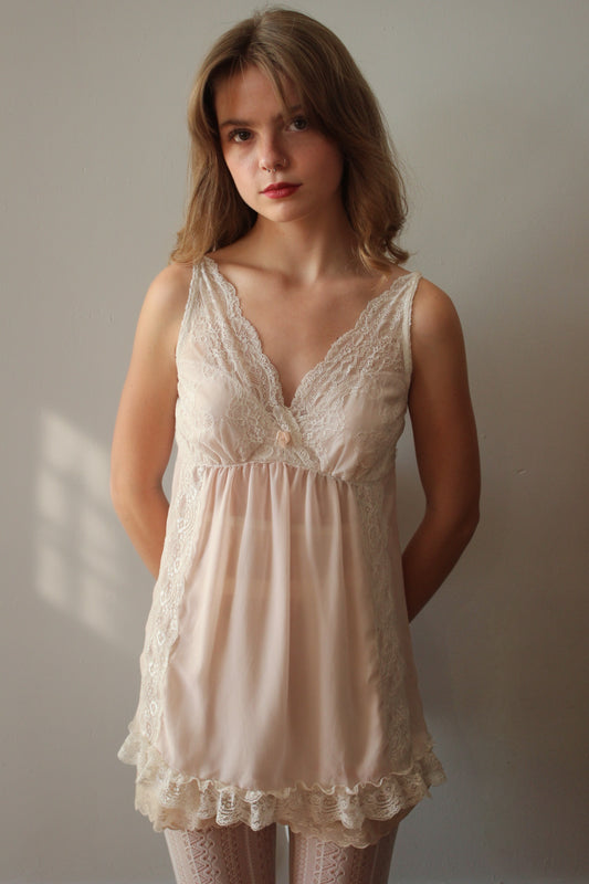 Baby Pink Lace Teddy