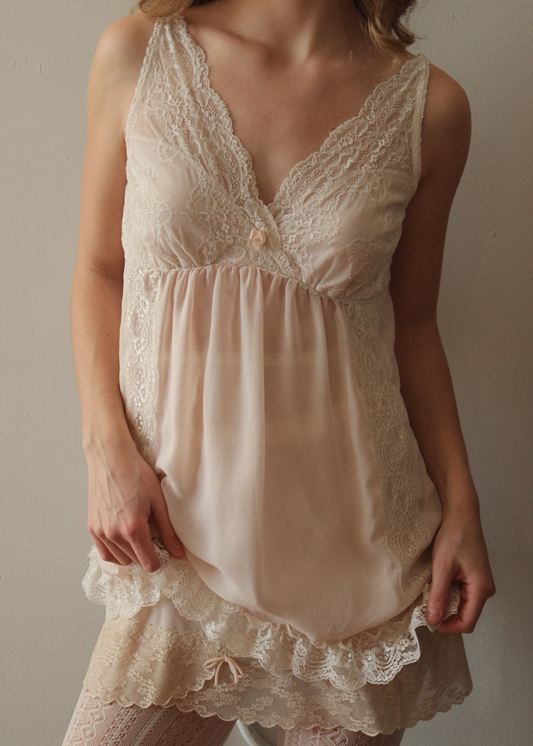 Baby Pink Lace Teddy