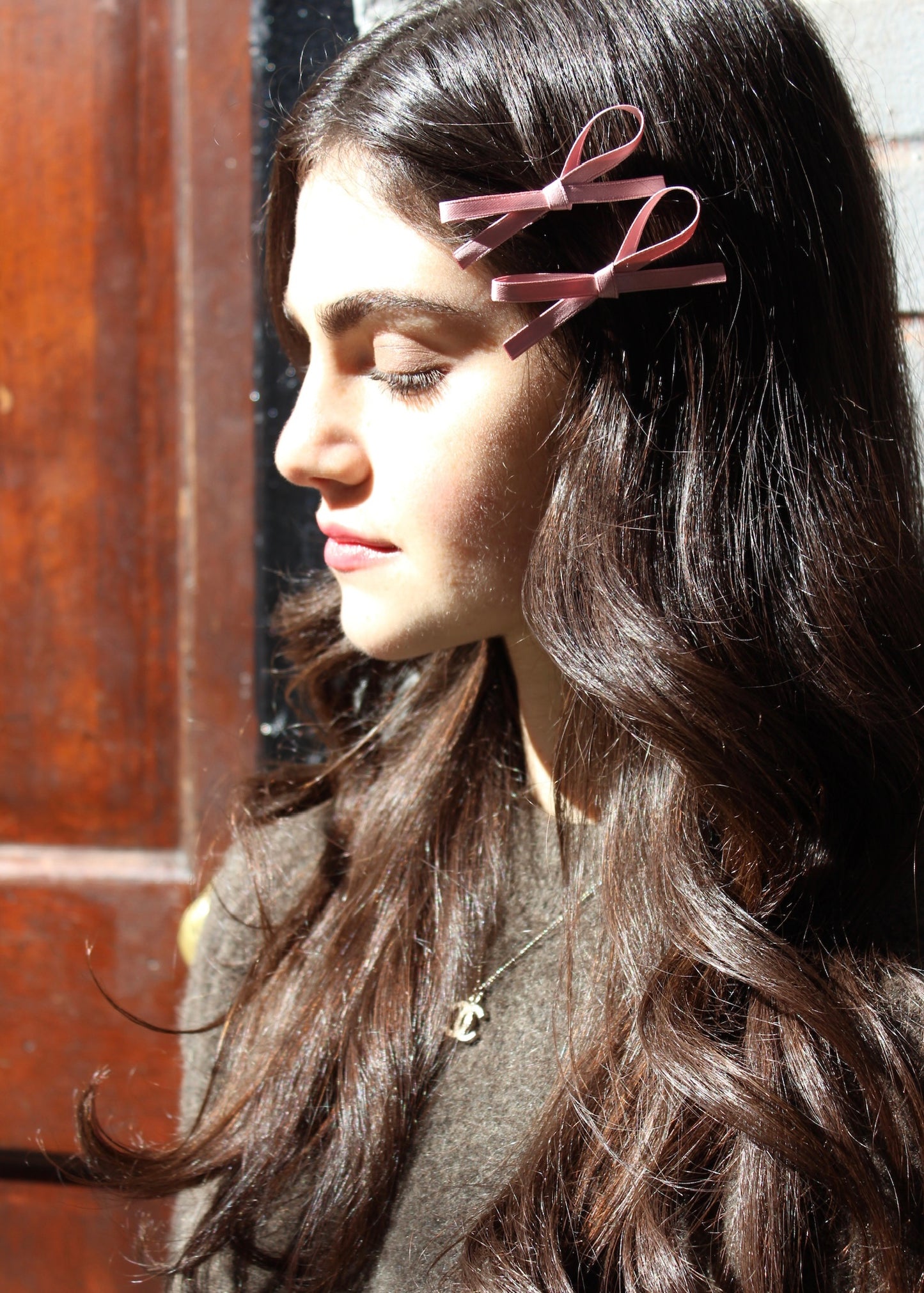 Mini Satin Hair Ribbon