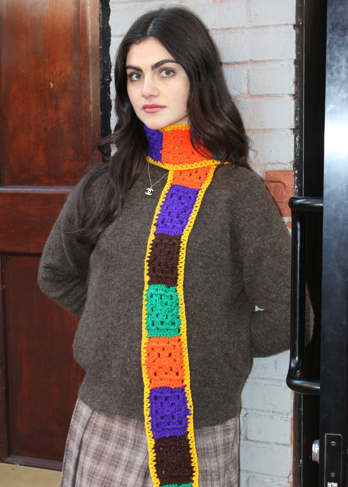 Plant Girl Scarf