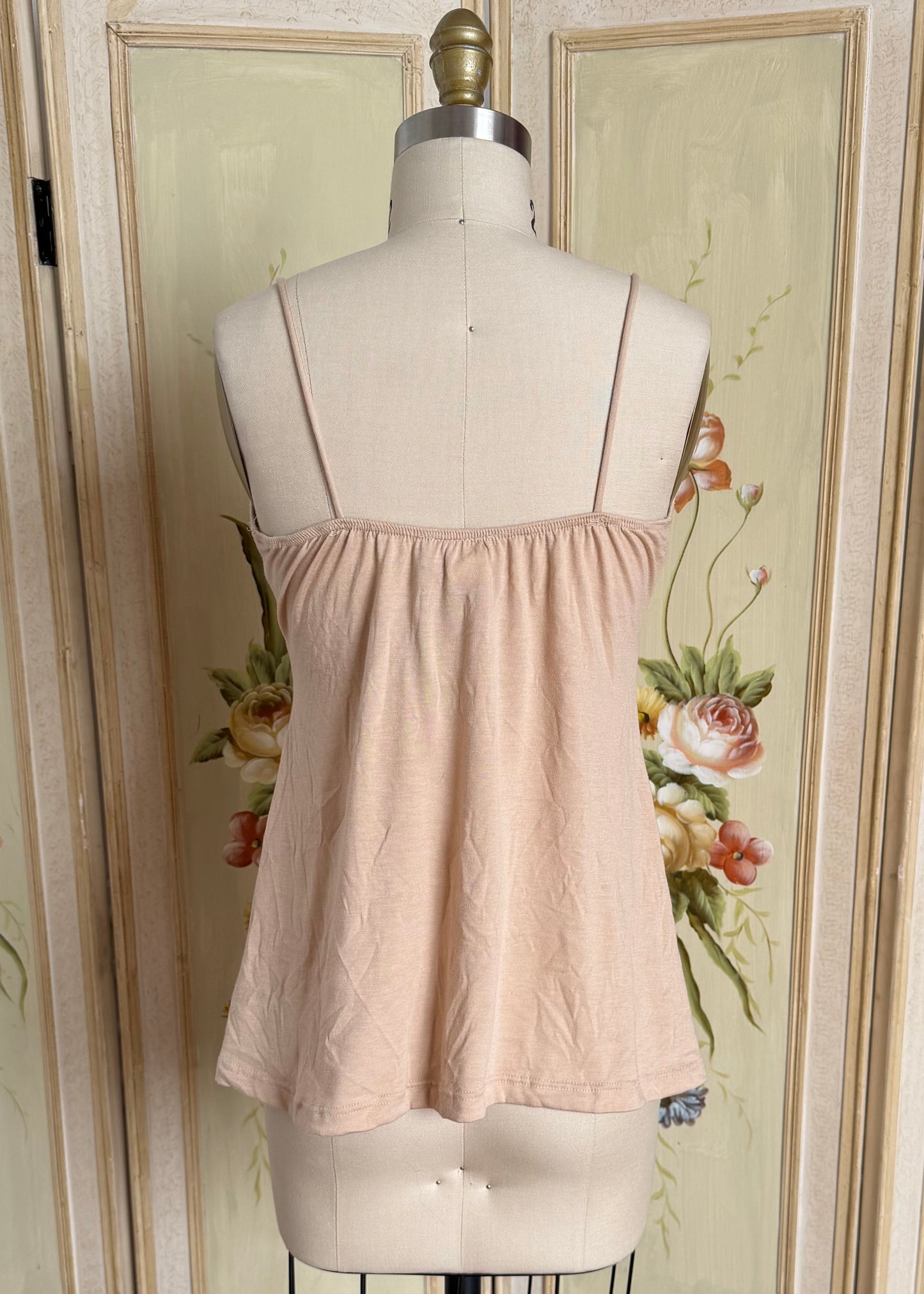 Butterfly Sequin Embroidered Tank Top