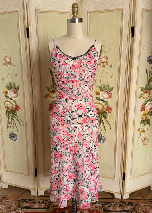 Pink Floral Dress