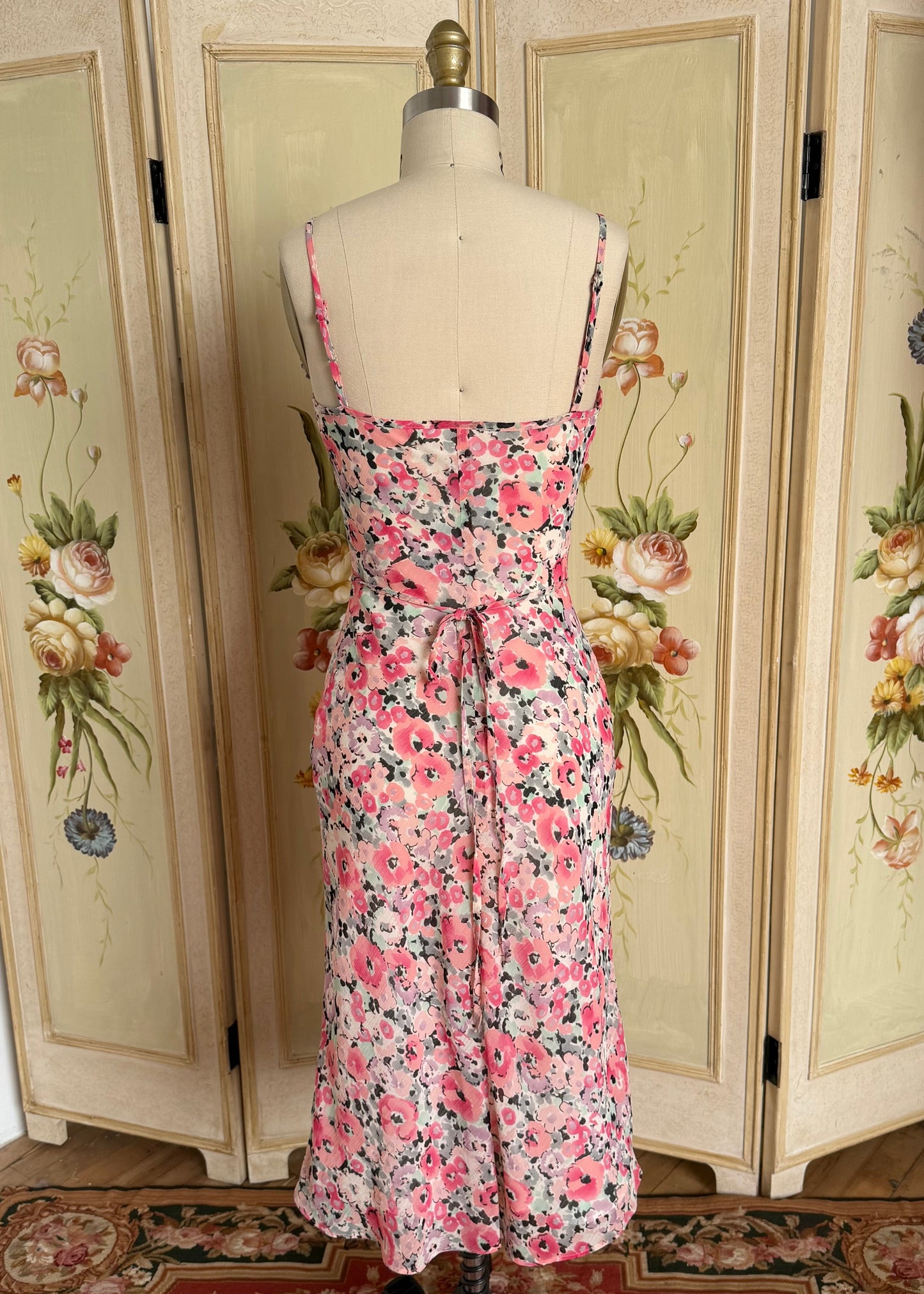Pink Floral Dress