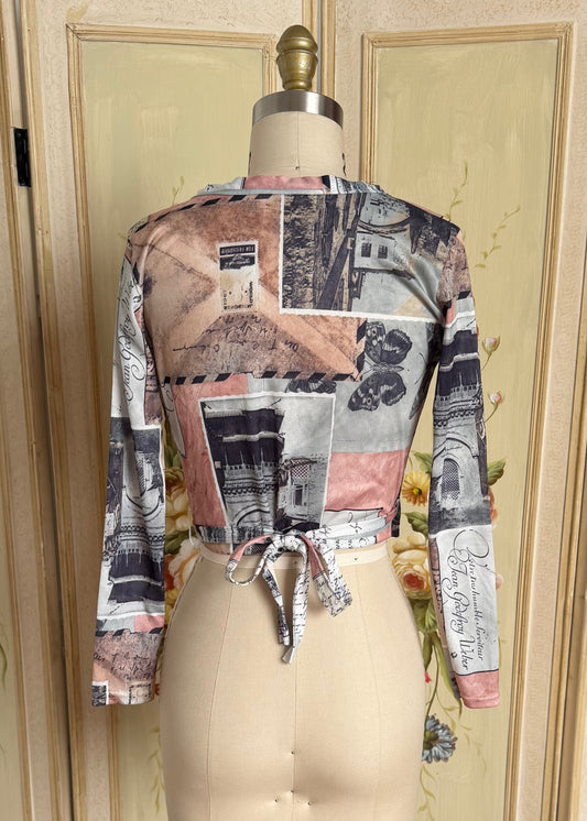 Y2K Deadstock Wrap Top