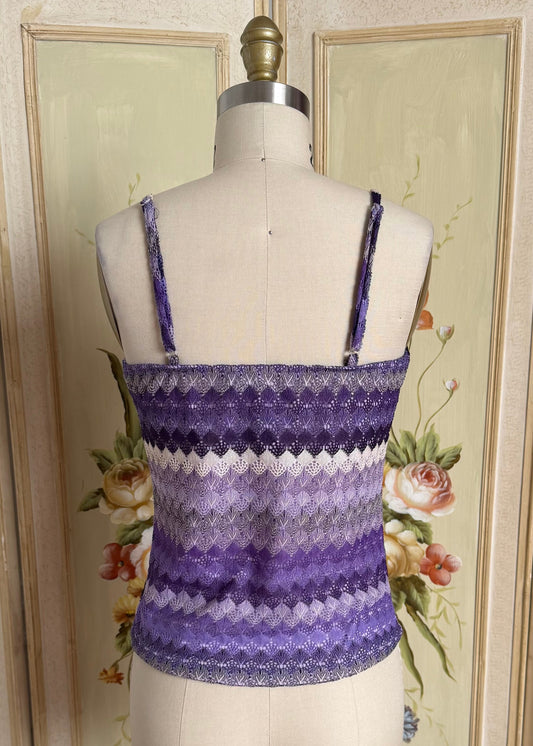 Morgan de Toi Purple Tank Top