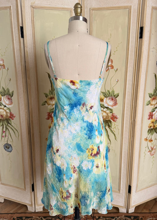 Floral Watercolor Midi Dress