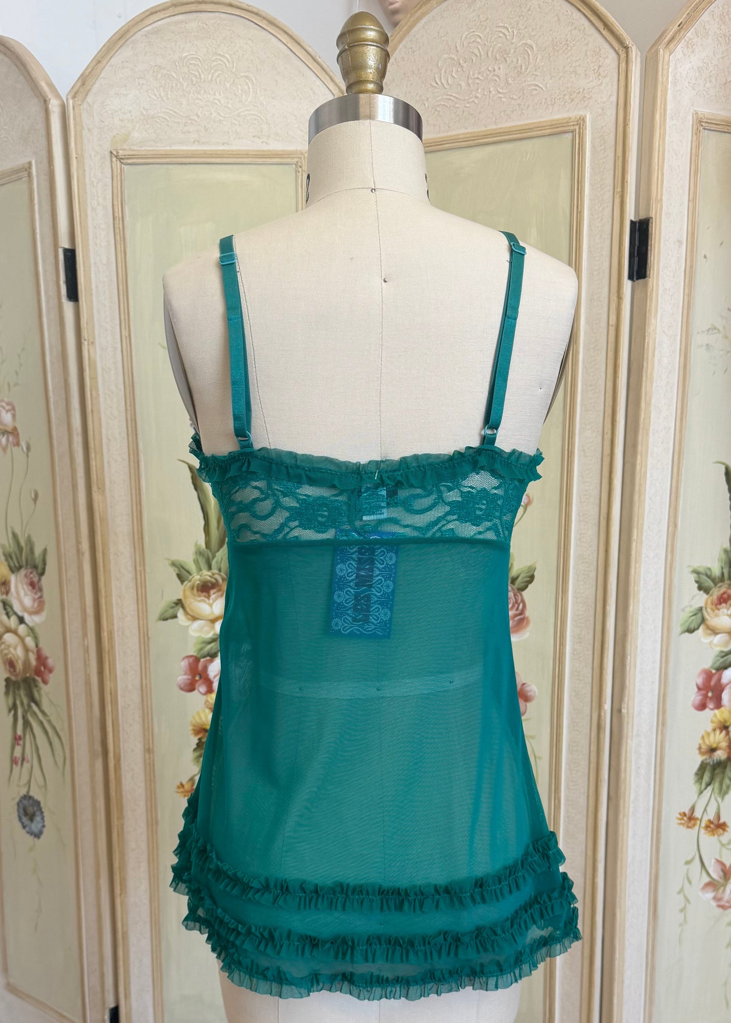 Fredericks of Hollywood Turquoise Slip