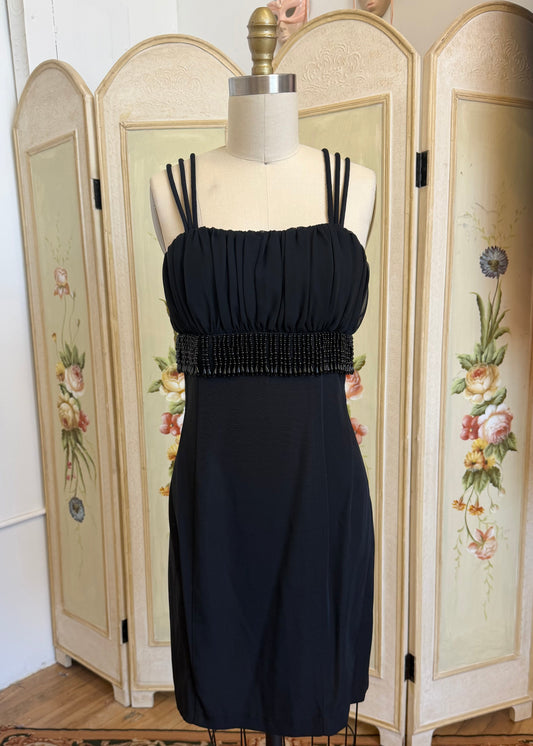 Rampage Black Beaded Dress