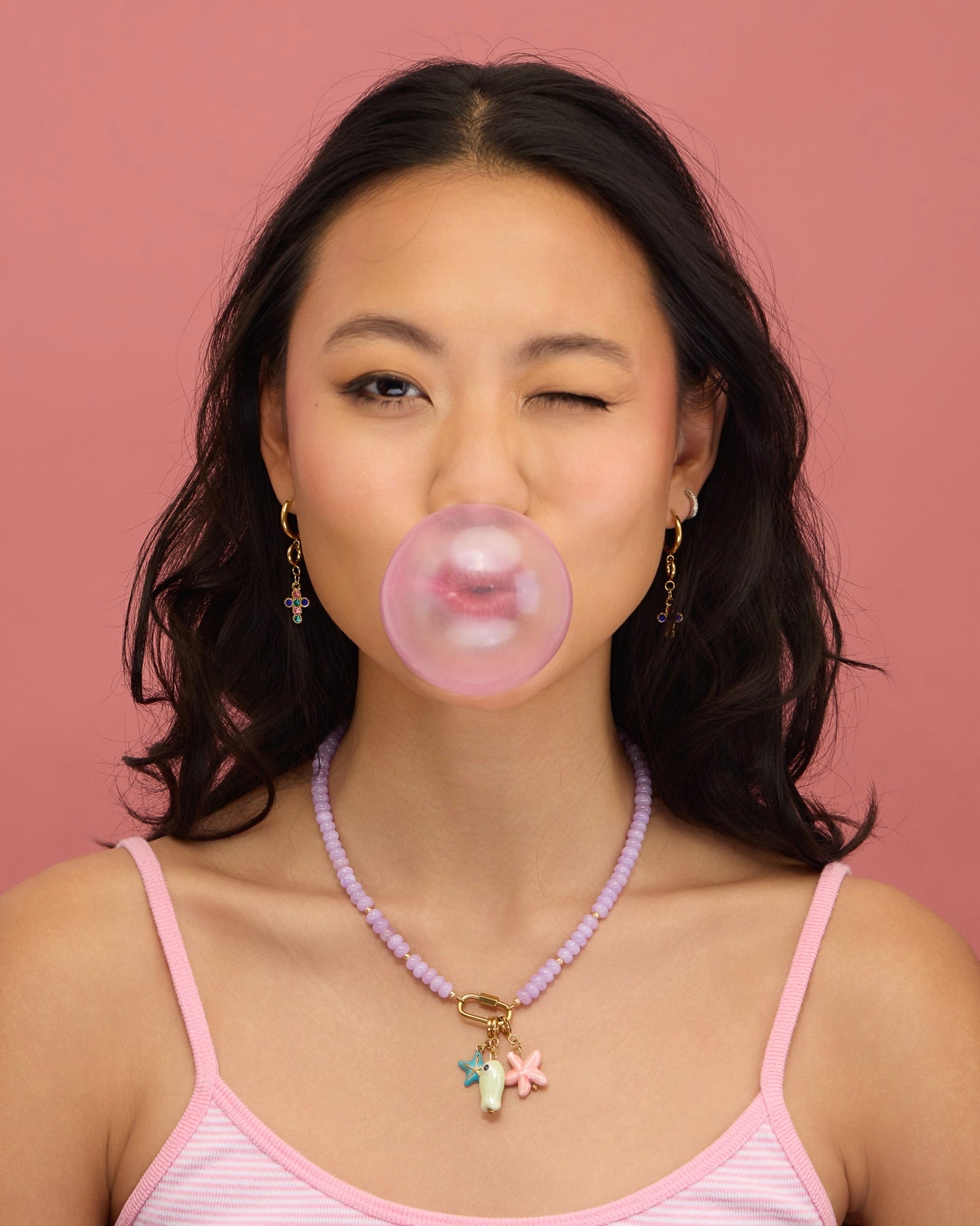 Purple Jade Necklace Base