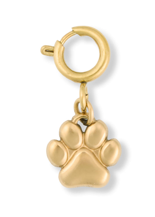 Gold Paw Charm