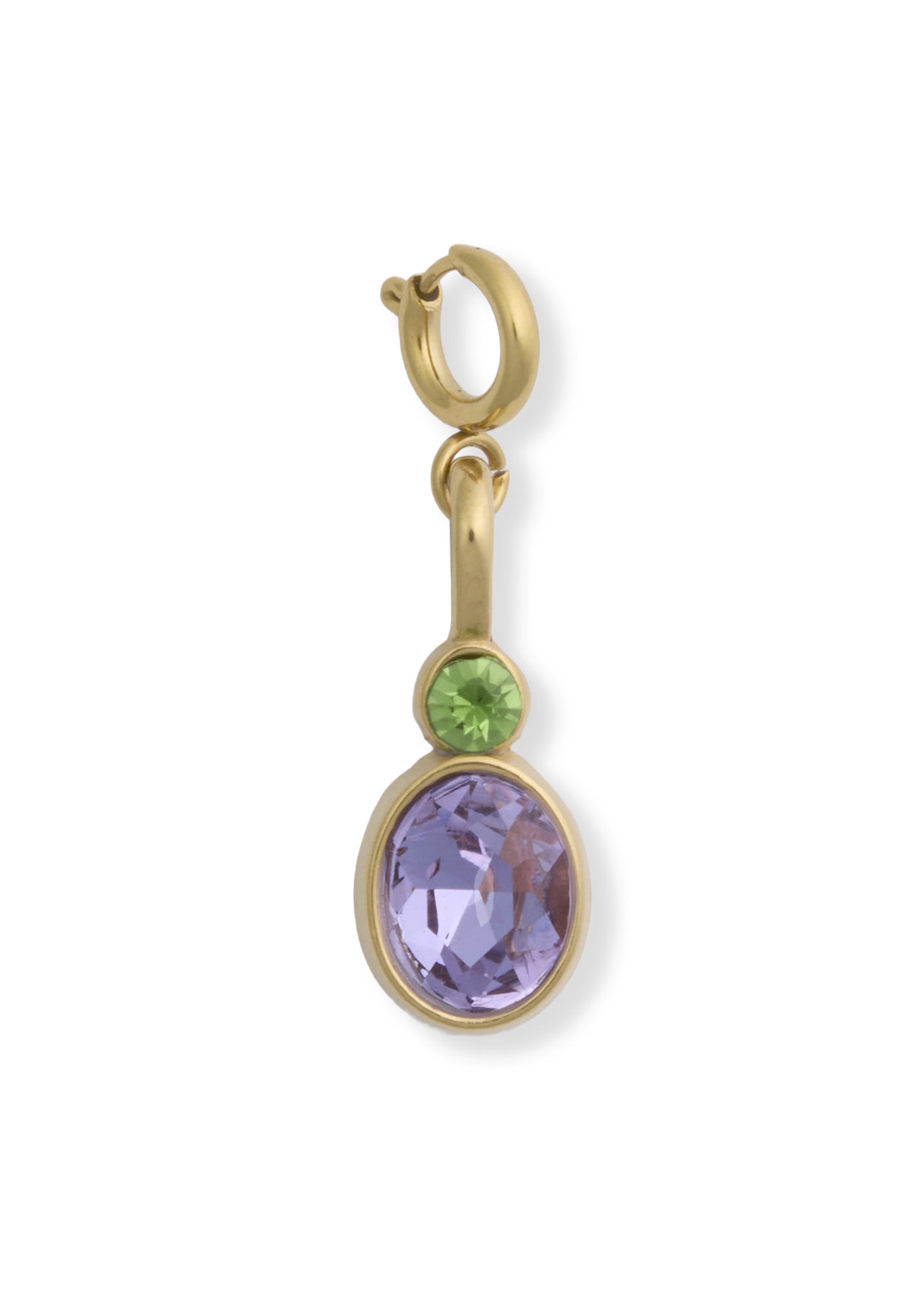 Lavender Drop Charm