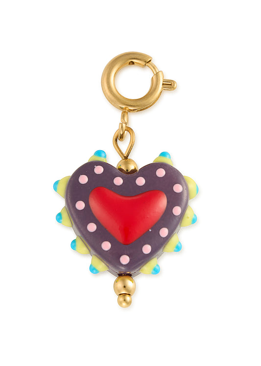 Bubble Heart Charm