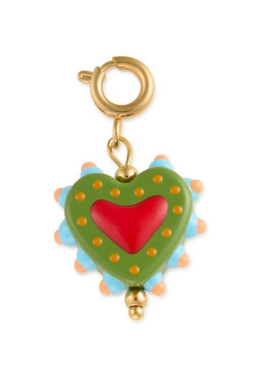 Bubble Heart Charm