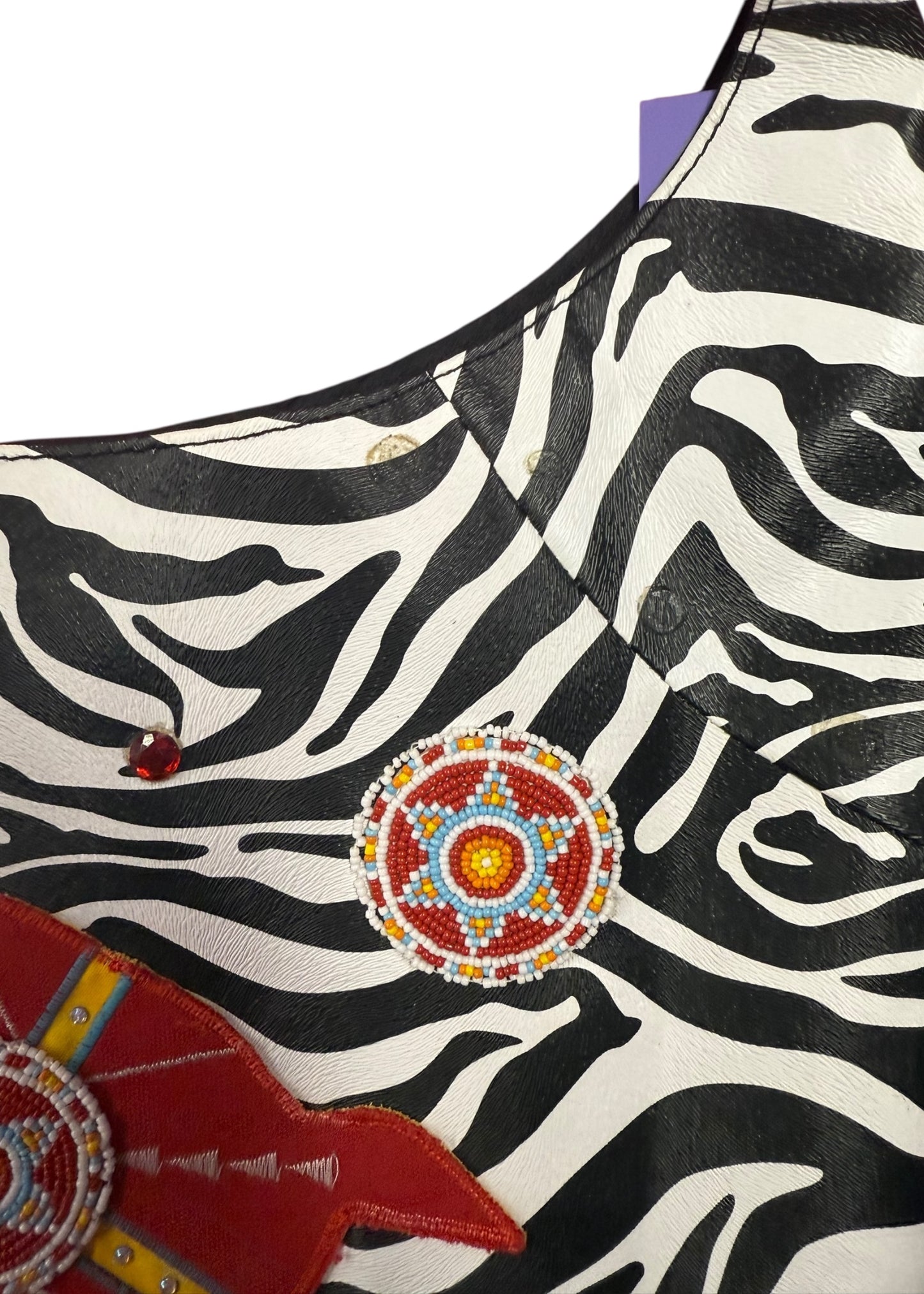 Zebra Print Turtle Bag