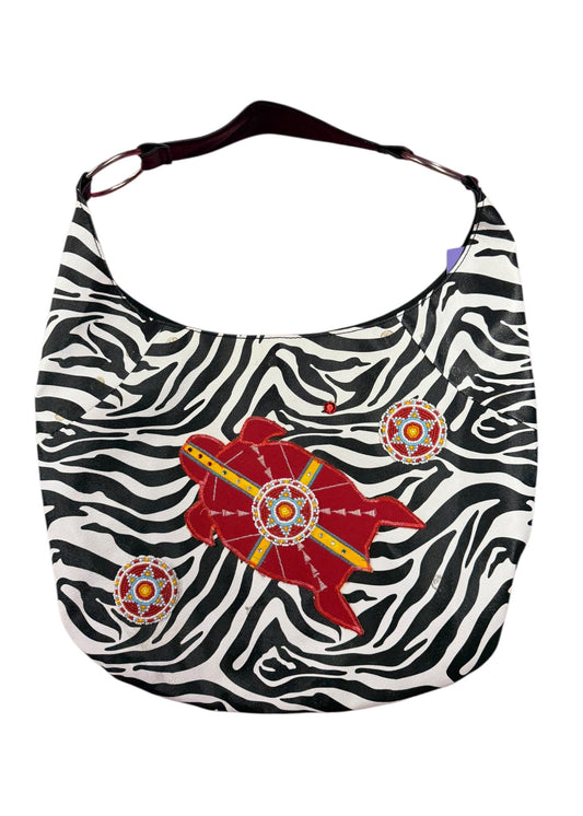Zebra Print Turtle Bag