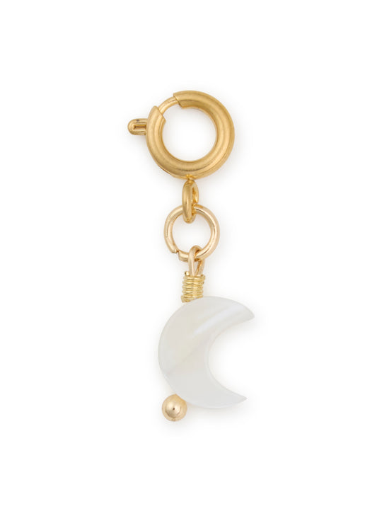 Pearly Moon Charm