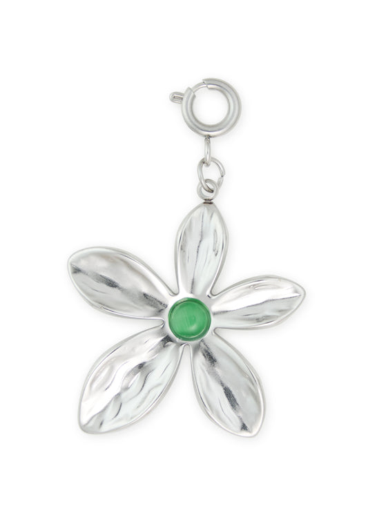 Green-Eyed Daisy Charm