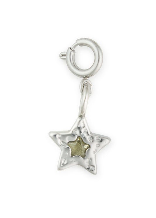 Hammered Star Charm