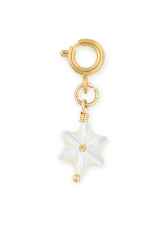 Pearly Flower Charm