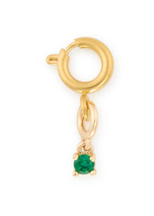 Emerald Drop Charm