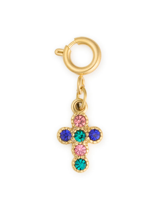 Jewel Cross Charm