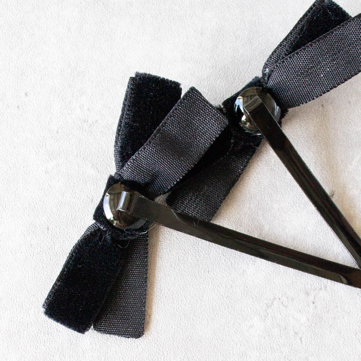 Velvet Bow Hair Bobby Pin
