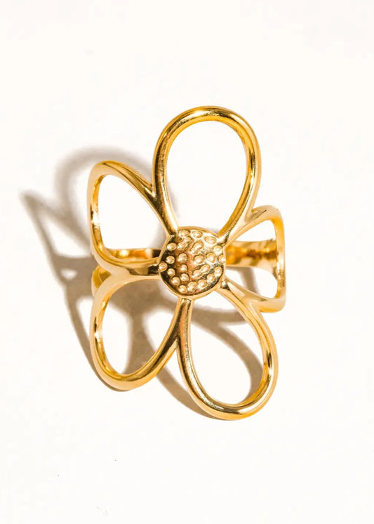 Isolde Large Floral Ring