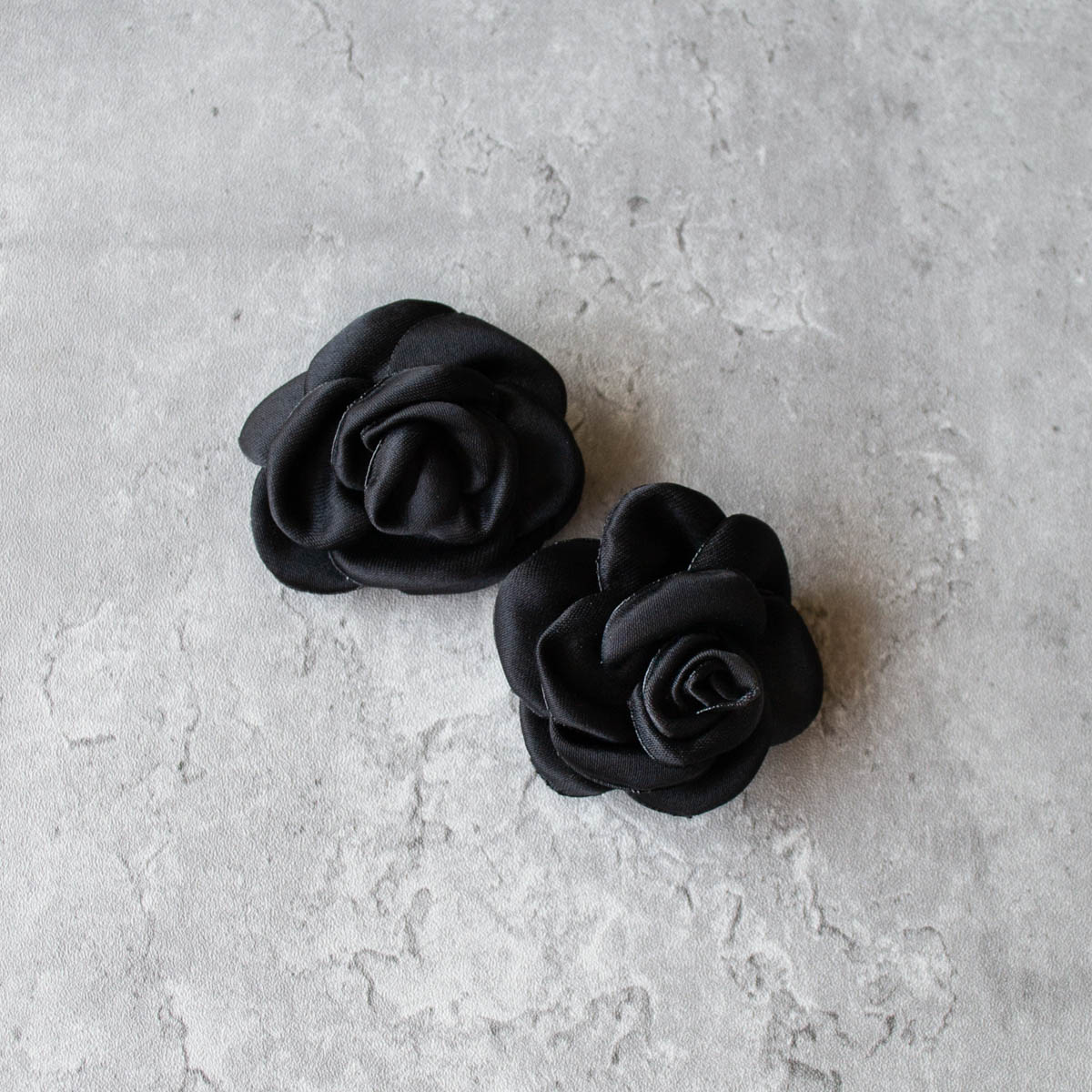 Rose Satin Hair Pin