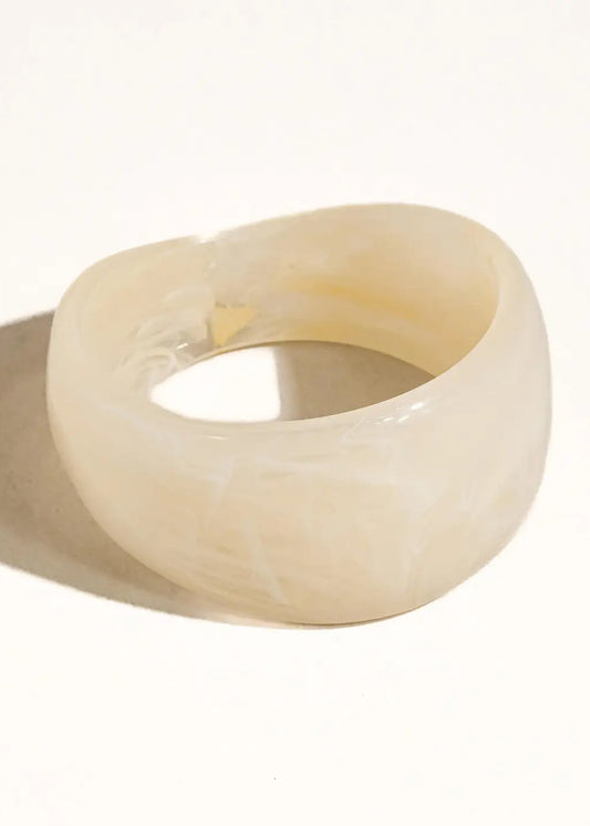 Caelia Modern Bold Statement Resin Bangle