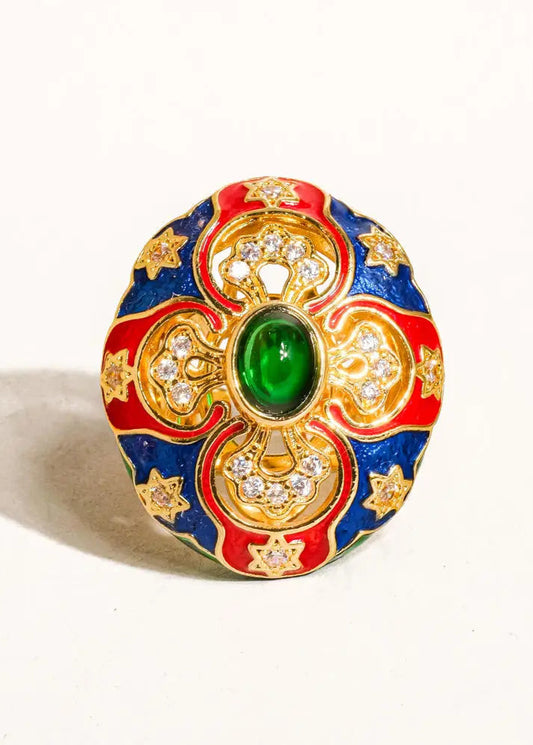 Darla Statement Oval Ring