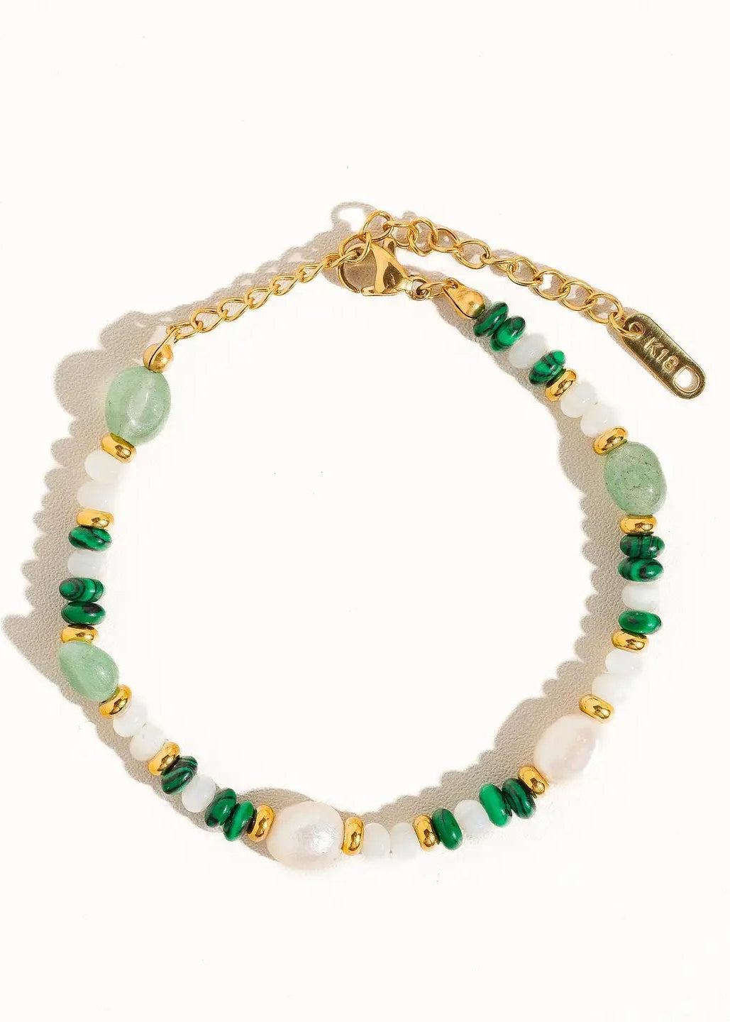 Bohemian Stone and Bead Bracelet