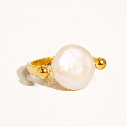 Baroque Pearl Ring