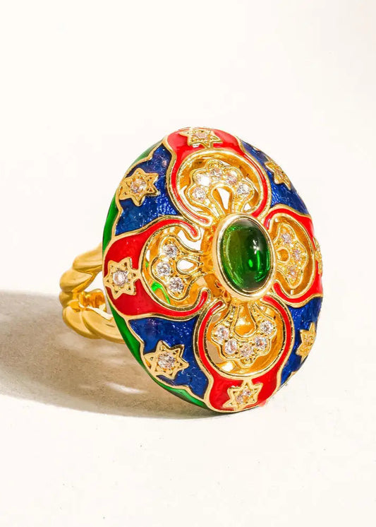 Darla Statement Oval Ring