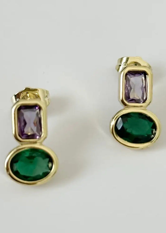 Emerald Rush Studs