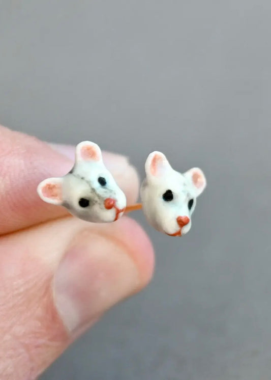 Camp Hollow Mouse Earrings