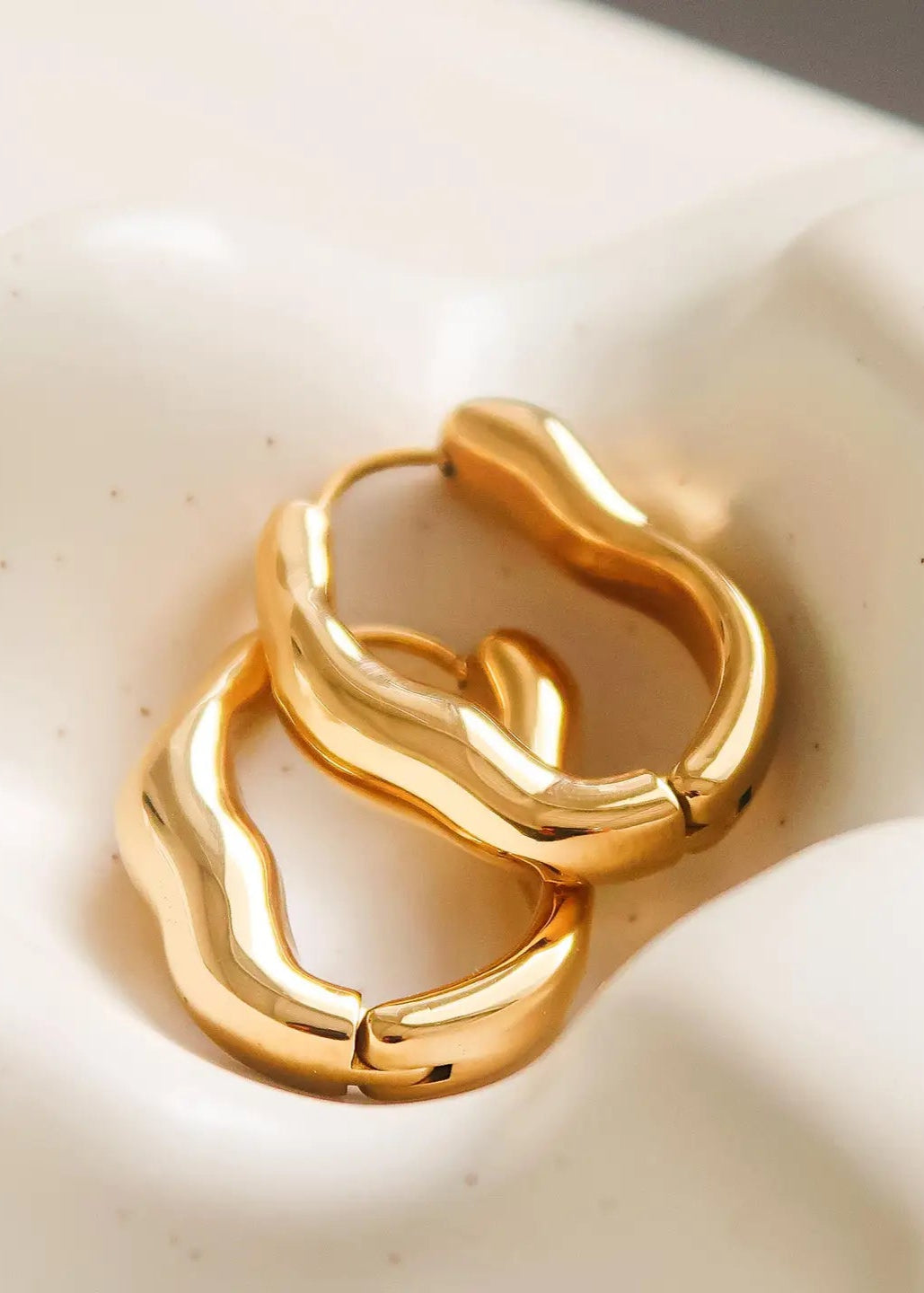 Darcy Oval Hoop Earring