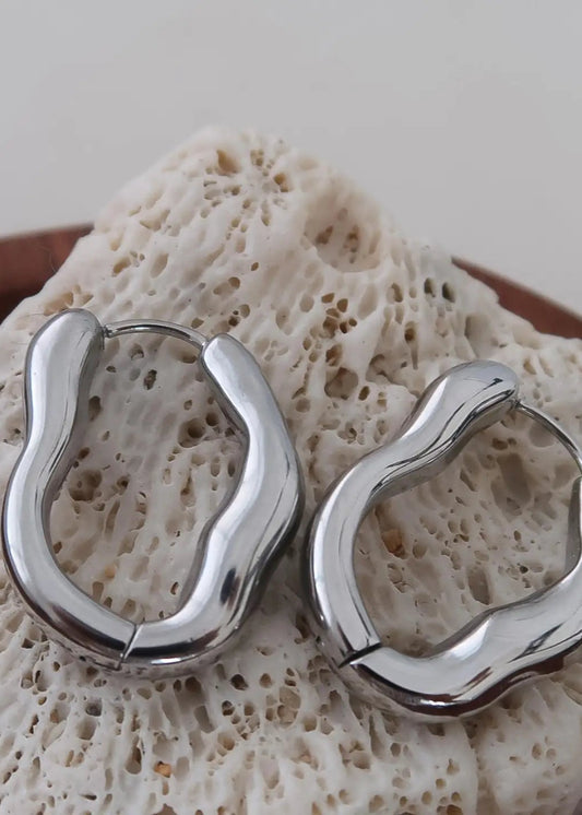 Darcy Oval Hoop Earring