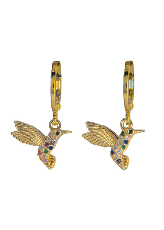 Simply Classic: Delicate Hummingbird Earrings