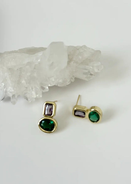 Emerald Rush Studs