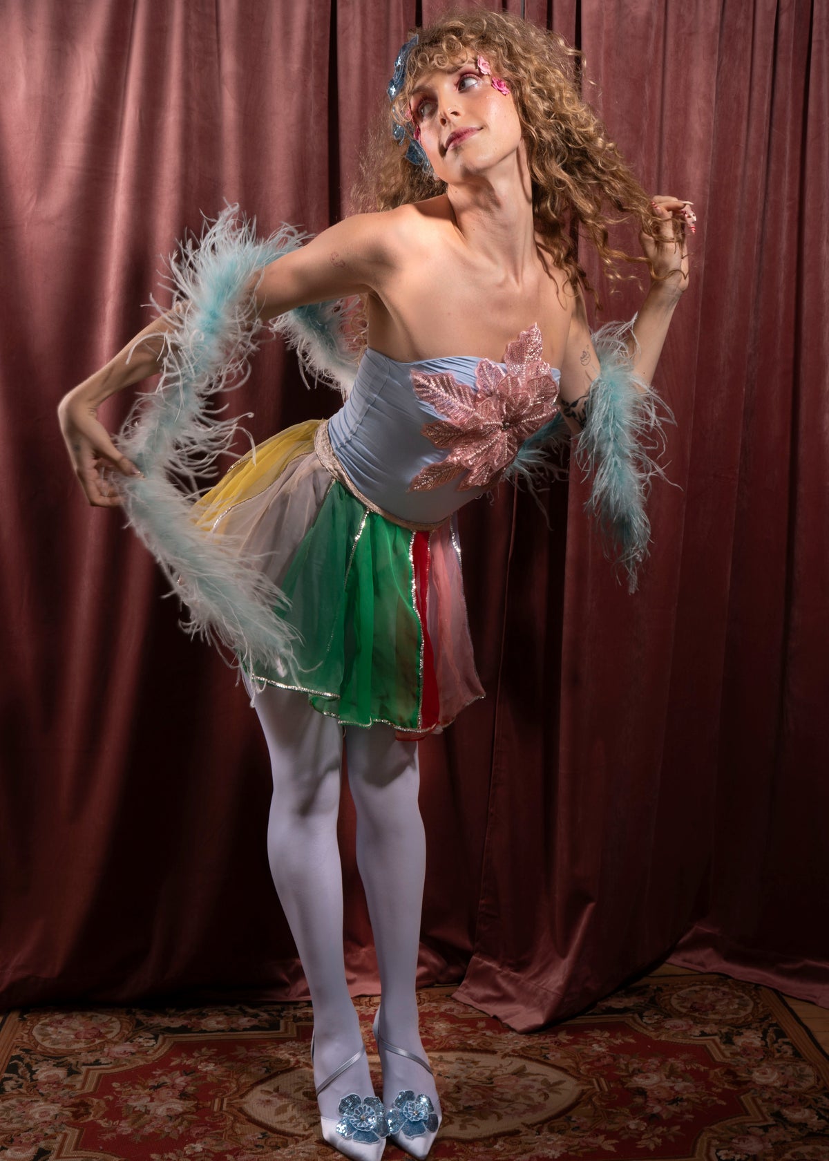 1960s Rainbow TuTu Skirt
